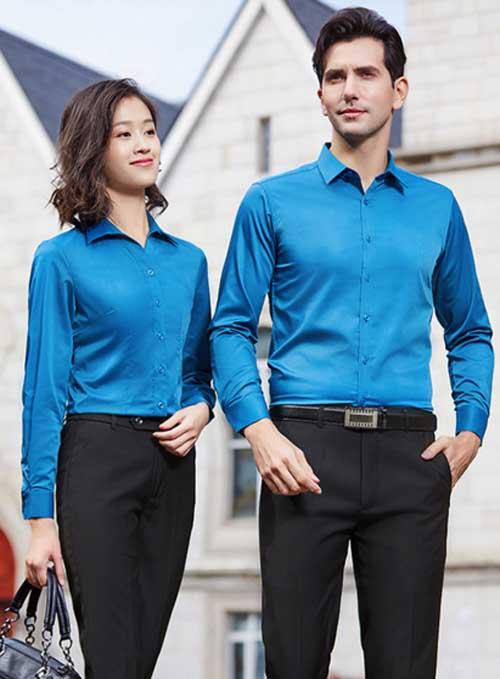 職(zhi)業(ye)男(nan)女彈(dan)力棉襯(chen)衫